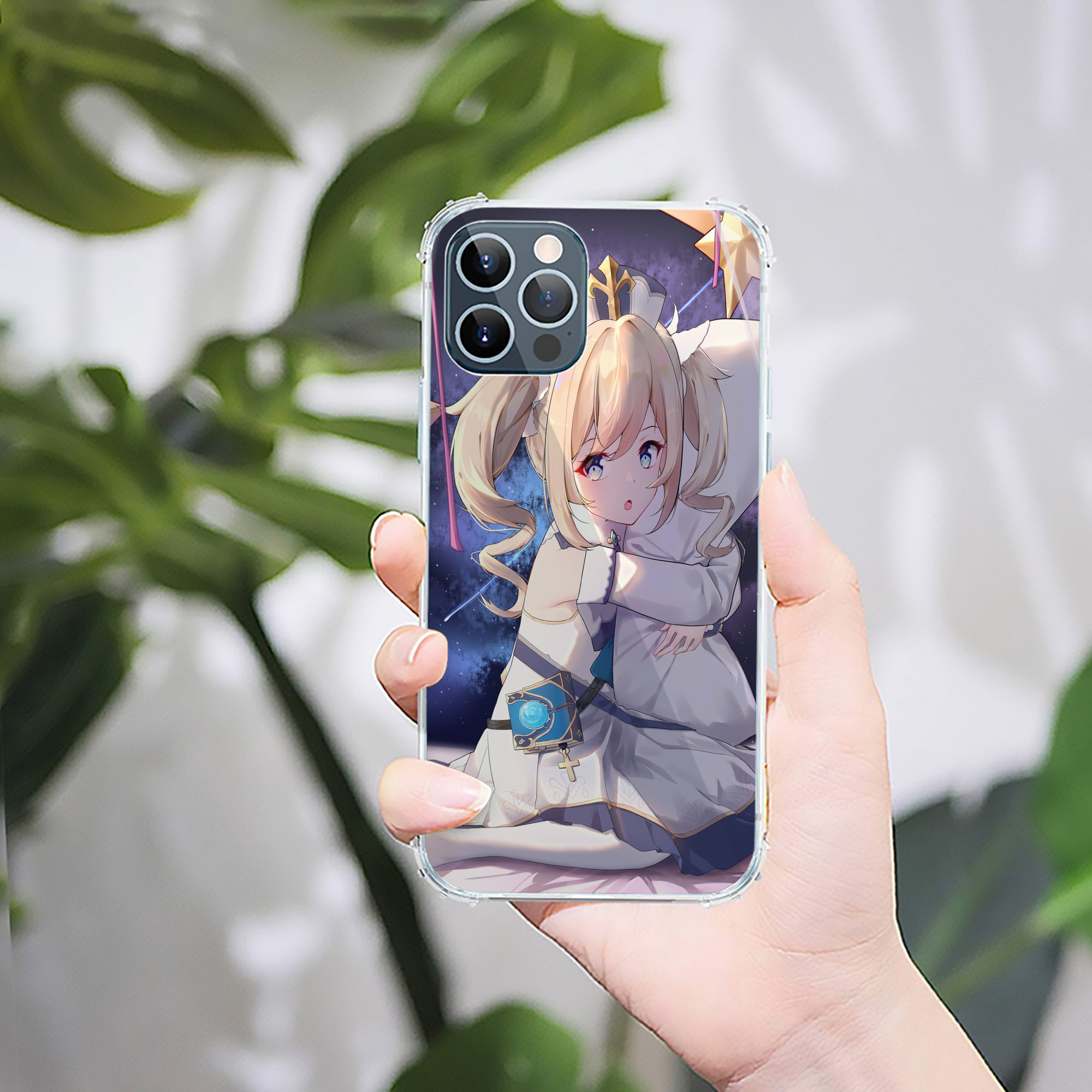 げんし神 genshin 【iPhone 12シリーズ対応】透明スマホケース（クリアソフトケース）